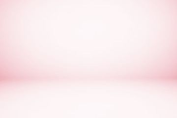 Empty pink studio room, used as background for display your products 