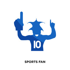 sports fan icon isolated on white background for your web, mobile and app design