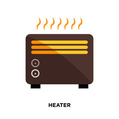 heater icon isolated on white background for your web, mobile and app design