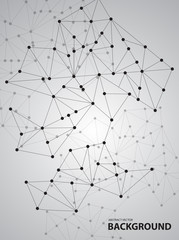 abstract dna background vector