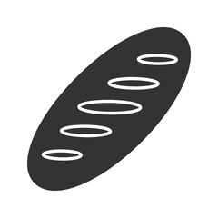 Bread loaf glyph icon