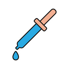 Dropper color icon