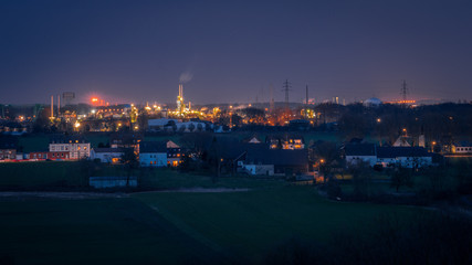 Obraz premium Dortmunder Panorama von der Halde Deusen