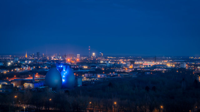 Dortmunder Panorama von der Halde Deusen