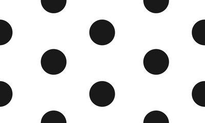 Seamless Background with small Polka Dot pattern. Polka dot fabric. Retro vector background or pattern. Casual stylish black polka dot texture on white background.
