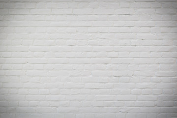 Background of old white vintage brick wall