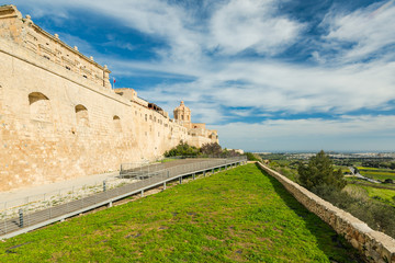 Fototapeta premium Forified town Mdina in Malta
