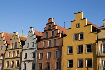 Fototapeta na wymiar Osnabrücker Giebelhäuser