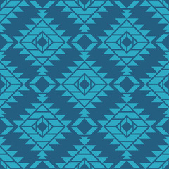 Ethnic boho seamless pattern. Tribal pattern. Folk motif. Textile rapport. - 197857704