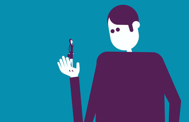 Different business people. Vector illustration business concept.