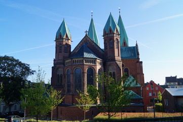 Fototapeta na wymiar Oberste Stadkirche in Iserlohn