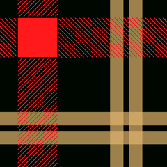 Royal Stewart Tartan Seamless Cloth Pattern vector illustration eps 10