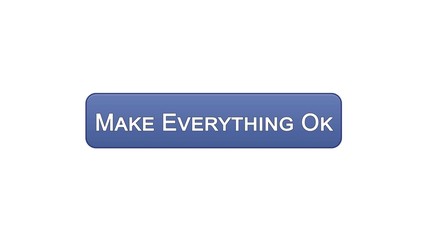 Make everything ok web interface button violet color, internet site design