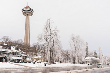 Queen Victoria Park, Niagara Falls in Winter