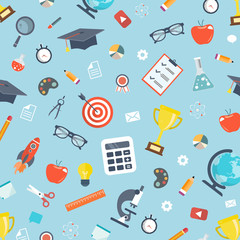 Education concept. Flat vector illustration. 