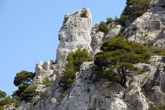 Calanques vers Cassis, La Ciotat, Marseille, Provence, France