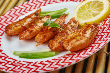 Grilled Jamaican Jerk Shrimp