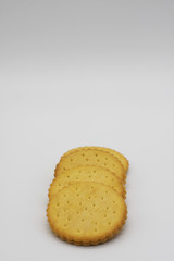 BISCUITS on white background
