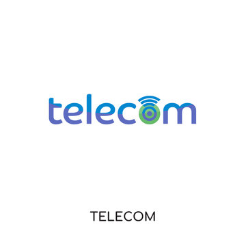 Telecom Logo Isolated On White Background For Your Web, Mobile And App Design