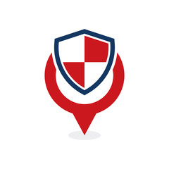 Shield Point Logo Icon Design