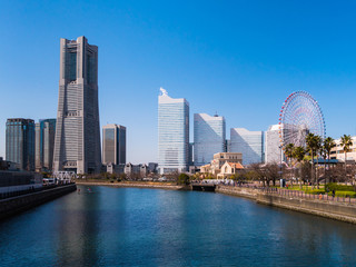 Fototapeta premium 神奈川県 横浜市 みなとみらい