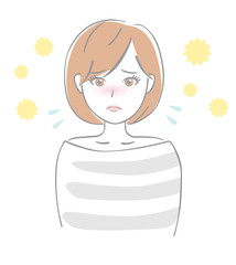 女性　花粉症