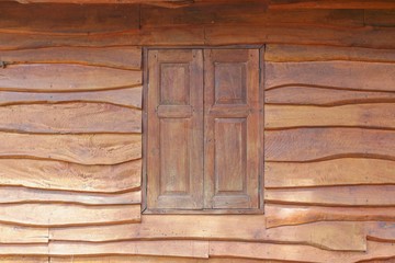Windows of  Wooden House 