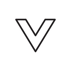 arrow down outlined vector icon. Modern simple isolated sign. Pixel perfect vector  illustration for logo, website, mobile app and other designs