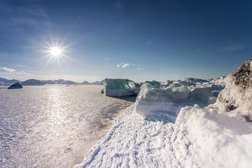 Wiosna na arktycznej plaży © blackspeed