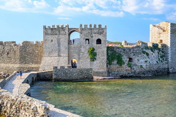 Mediterranean fortress of the Greek coast. Methoni.
