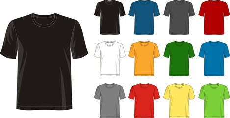 design vector t shirt template collection for men 