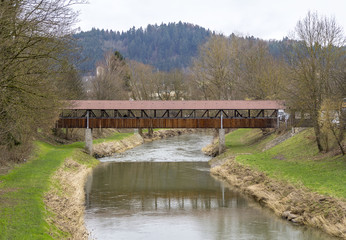 wooden bridge inGaildorf