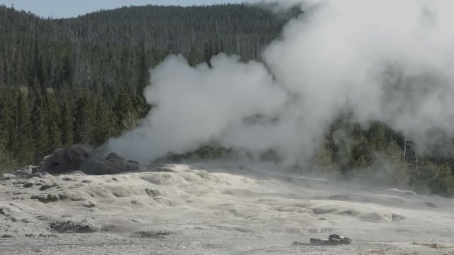 Steam vent at Yellowstone National Park
