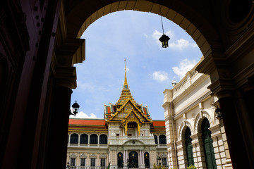 Obraz premium Grand Palace Bangkok Tourist Attraction Thailand