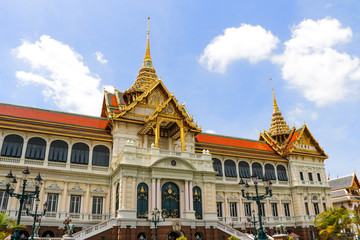 Naklejka premium Grand Palace Bangkok Tourist Attraction Thailand