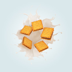 Square Biscuits salty crackers