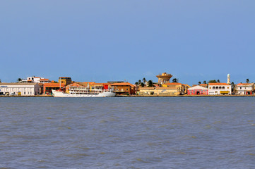 Senegal River and the city of Saint Louis, Sengal   © robnaw