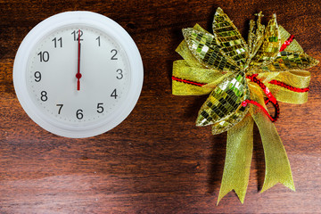 Happy New Year Clock Concept 