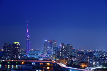Fototapeta na wymiar 博多の夜景