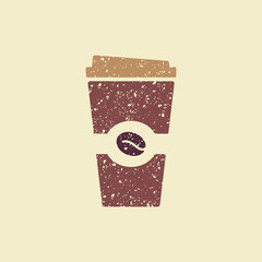 Vector illustration paper coffee cup