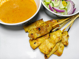 Cooking, Thailand, Pork, Satay, Sauce