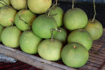 Pomelo in fruit market 