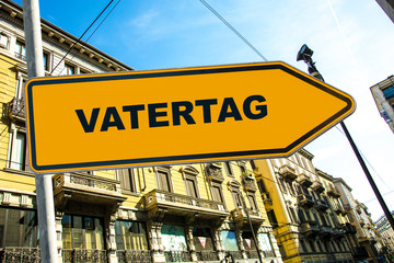 Obraz premium Schild 285 - Vatertag