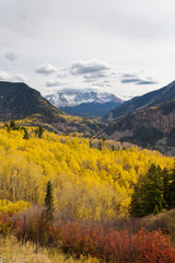 Amazing landscapes of San Juan national forest in Colorado, USA