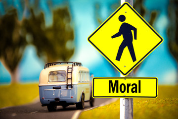 Schild 309 - Moral