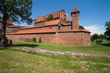 Fototapeta na wymiar Malbork Castle in Poland