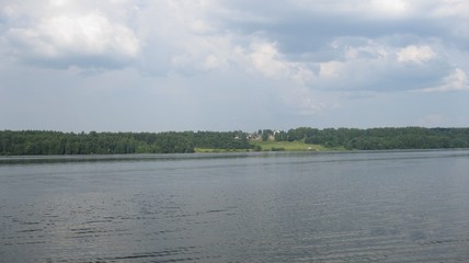 Panorama, river, landscape