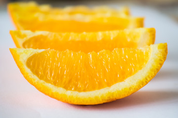 orange slices macro