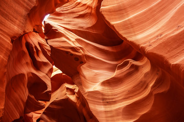 Real images of the lower Antelope canyon in Arizona, USA