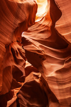 Real images of the lower Antelope canyon in Arizona, USA